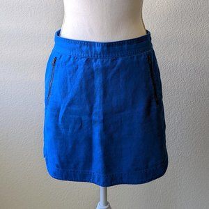 J.Crew Cotton & Linen Mini Skirt